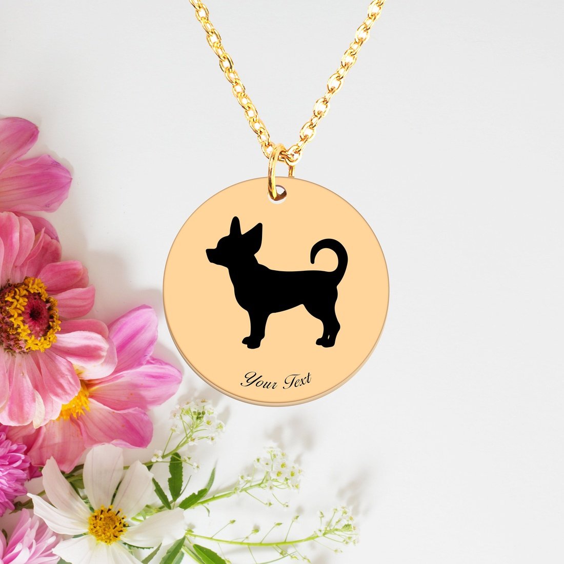 Personalized Pet Portrait Necklace - Personalize it