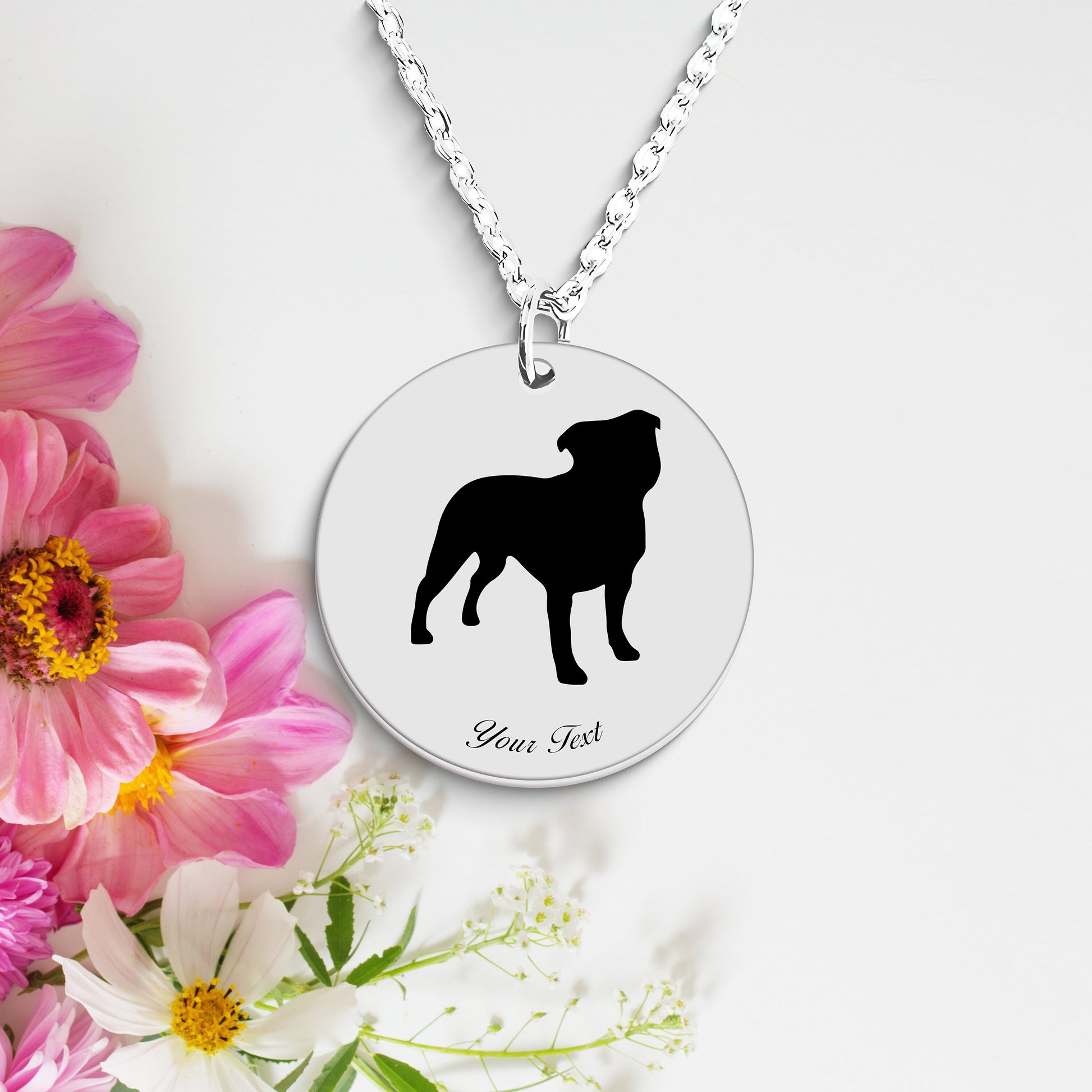 Personalized Pet Portrait Necklace - Personalize it