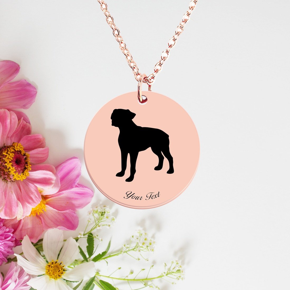 Personalized Pet Portrait Necklace - Personalize it