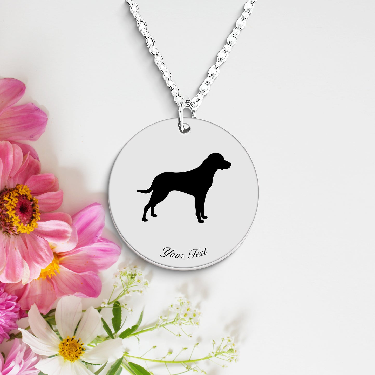 Personalized Pet Portrait Necklace - Personalize it