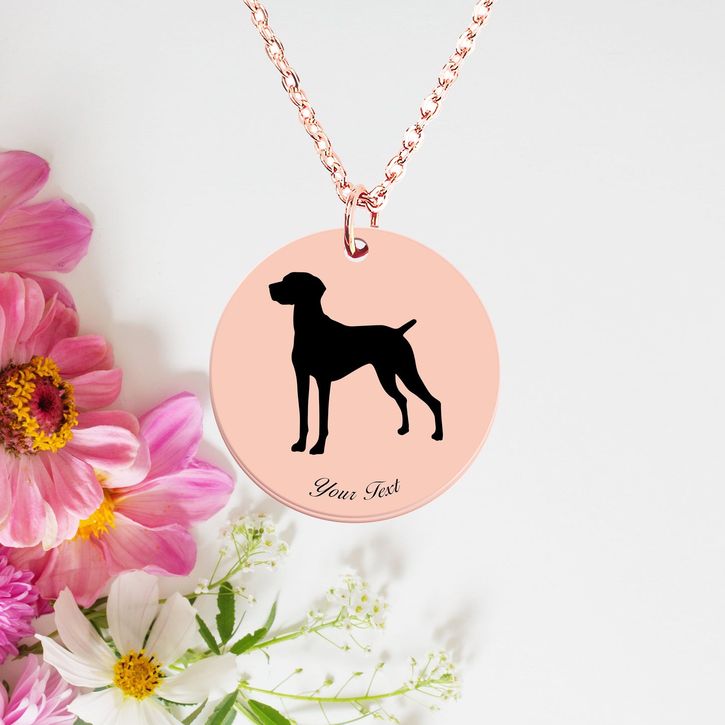 Personalized Pet Portrait Necklace - Personalize it