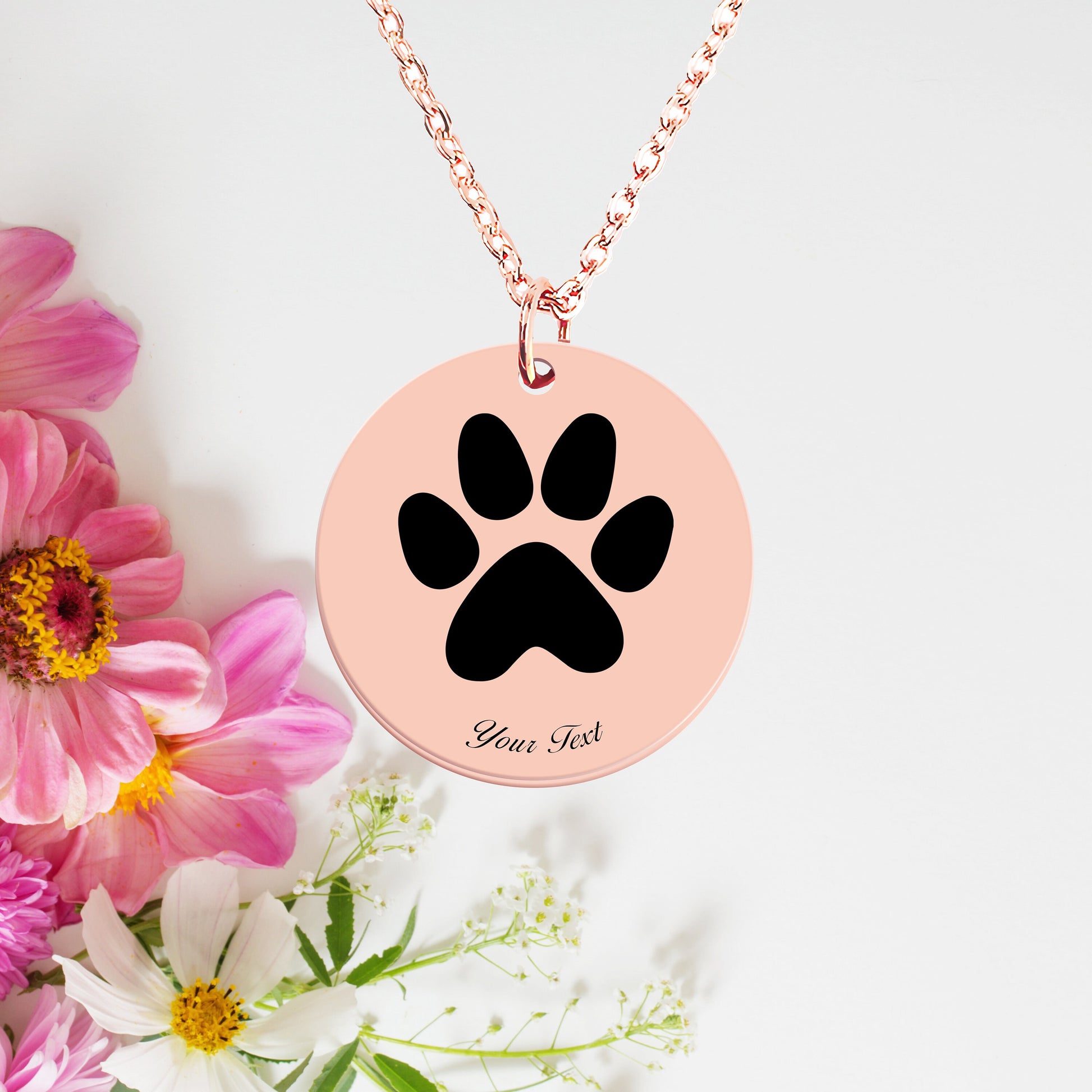 Personalized Pet Portrait Necklace - Personalize it