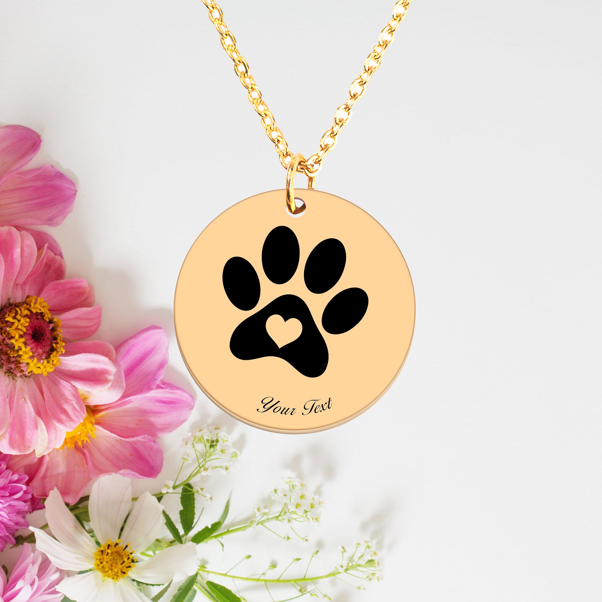 Personalized Pet Portrait Necklace - Personalize it