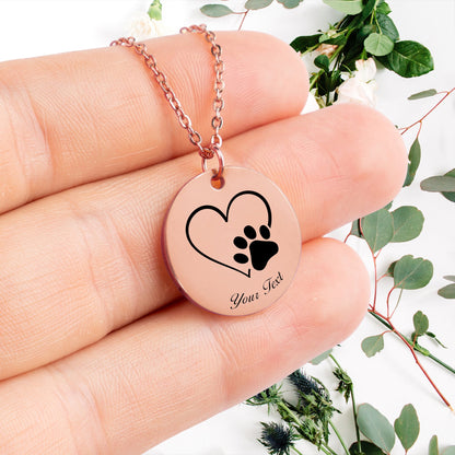 Personalized Pet Portrait Necklace - Personalize it