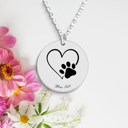 Personalized Pet Portrait Necklace - Personalize it