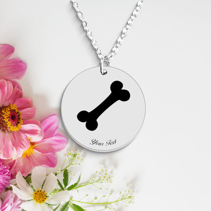 Personalized Pet Portrait Necklace - Personalize it