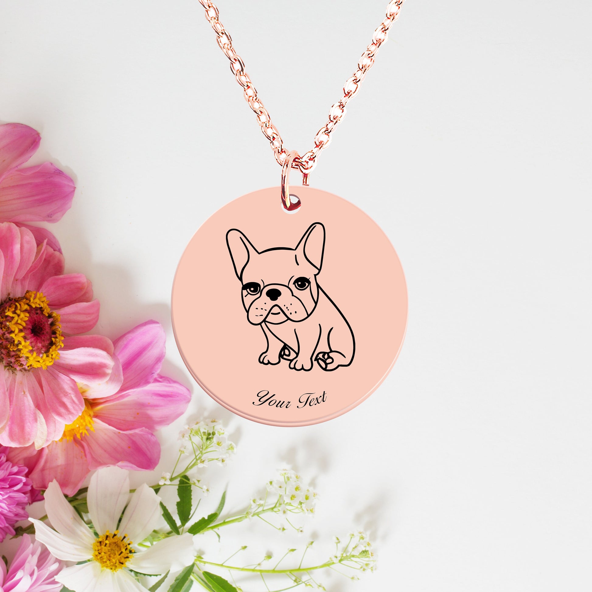 Personalized Pet Portrait Necklace - Personalize it