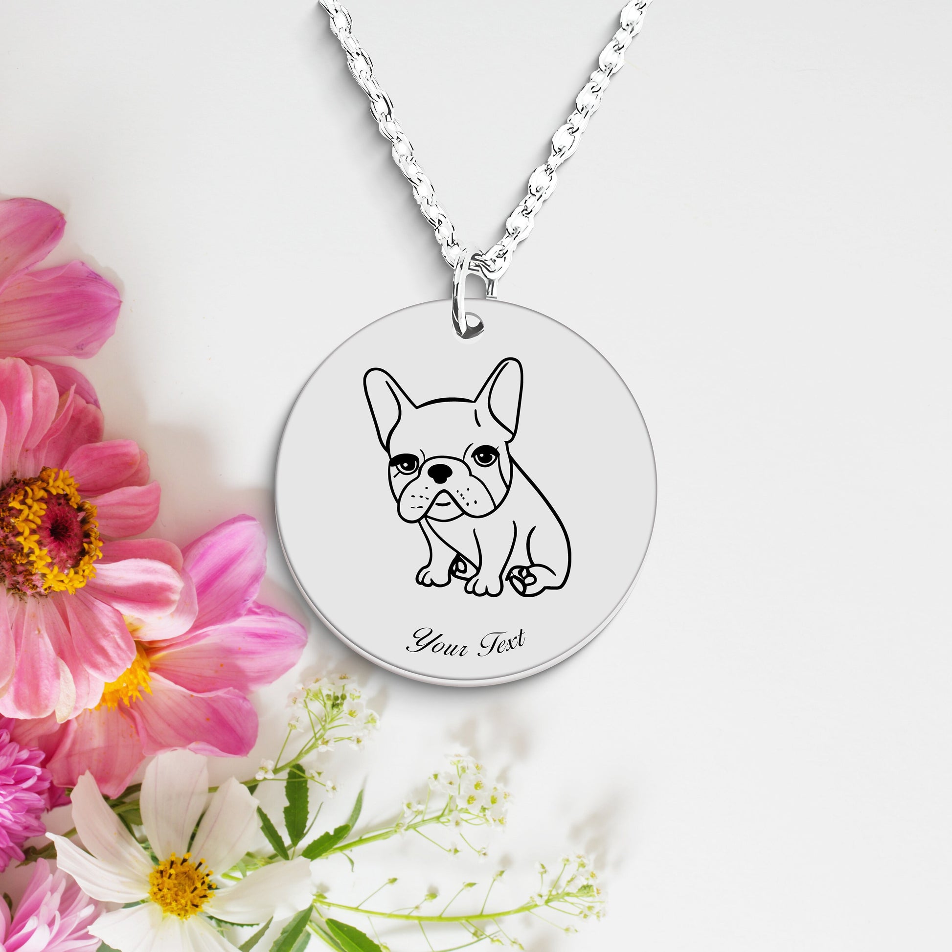 Personalized Pet Portrait Necklace - Personalize it