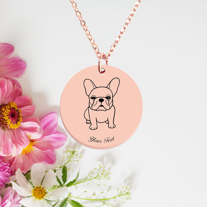 Personalized Pet Portrait Necklace - Personalize it