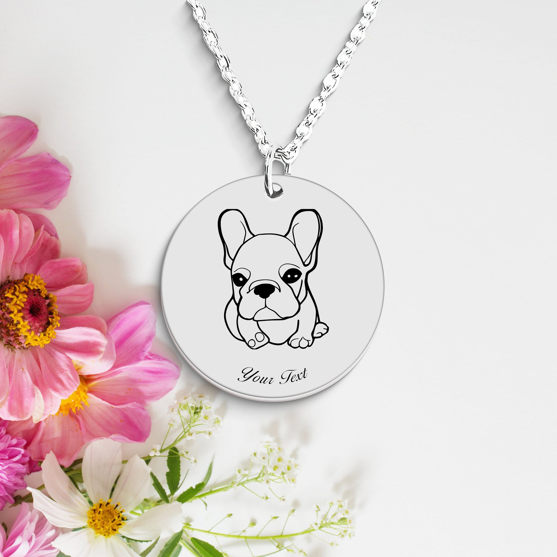 Personalized Pet Portrait Necklace - Personalize it