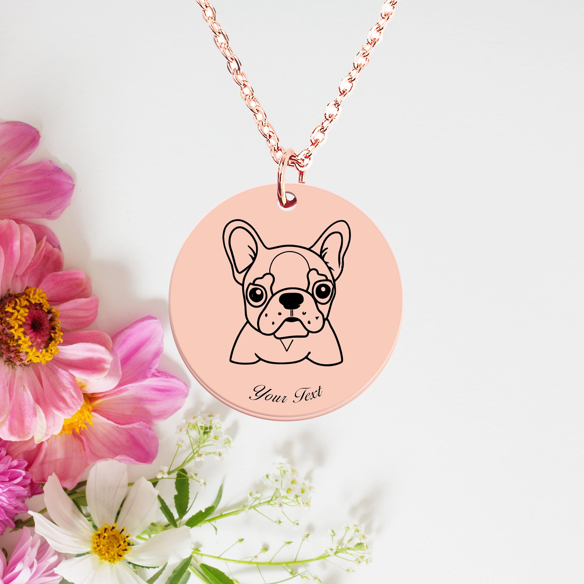 Personalized Pet Portrait Necklace - Personalize it