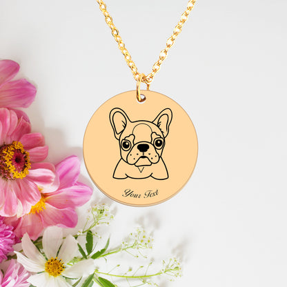 Personalized Pet Portrait Necklace - Personalize it