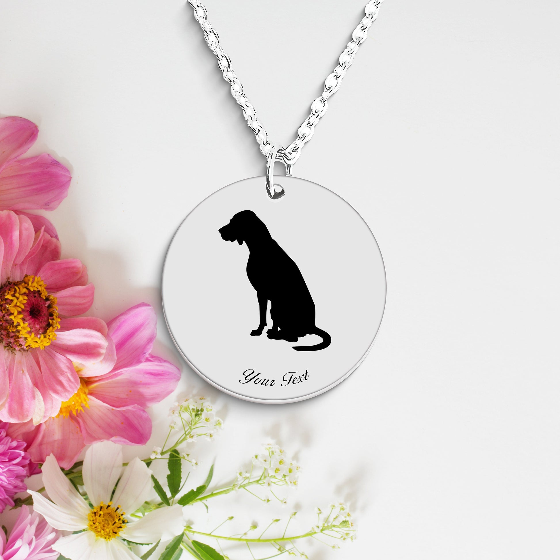 Personalized Pet Portrait Necklace - Personalize it