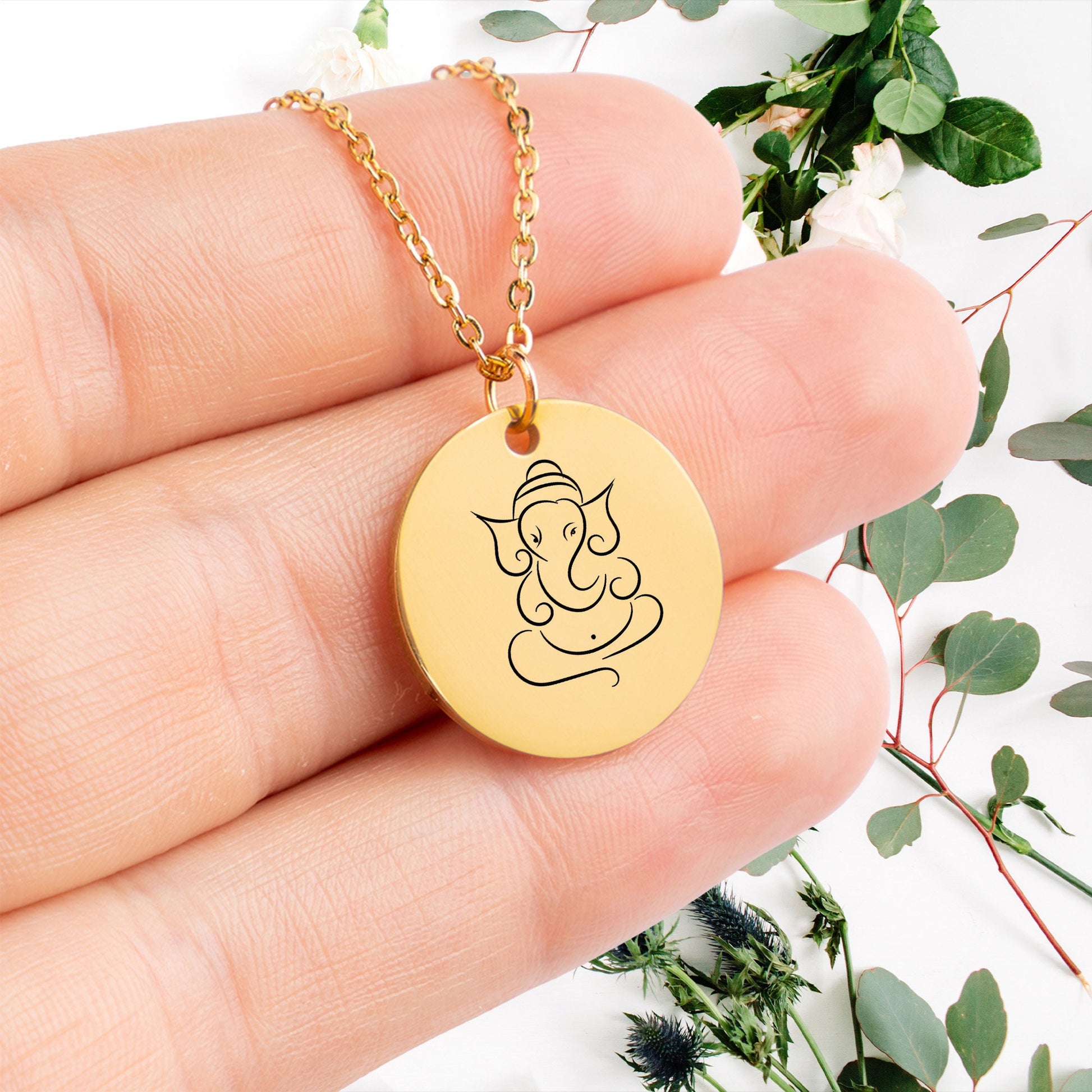 Lord Ganesha Necklace - Personalizable Gift