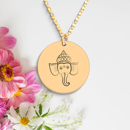 Lord Ganesha Necklace - Personalizable Gift