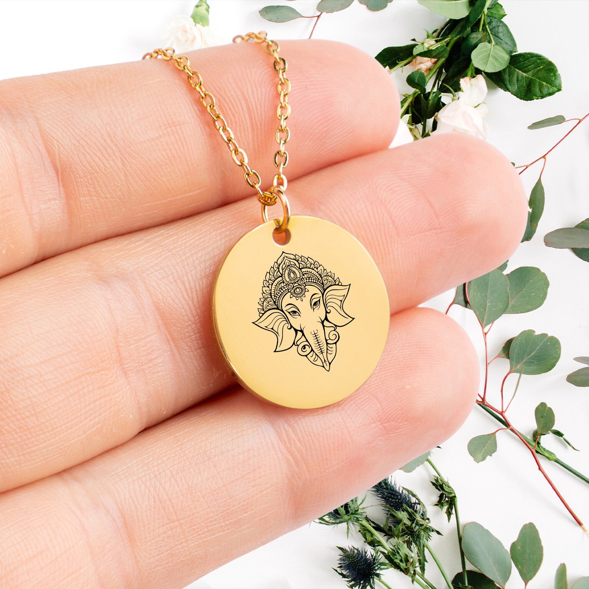 Lord Ganesha Necklace - Personalizable Gift