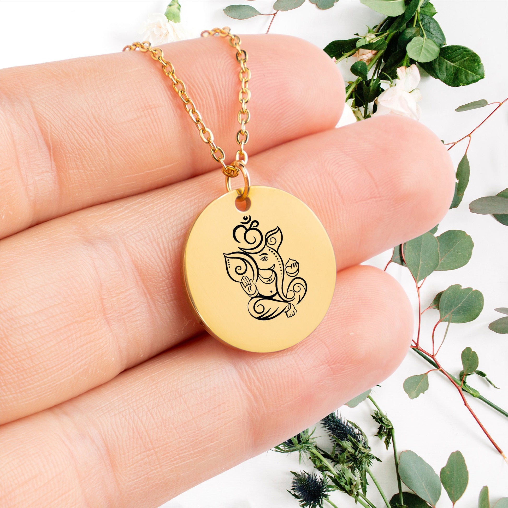 Lord Ganesha Necklace - Personalizable Gift