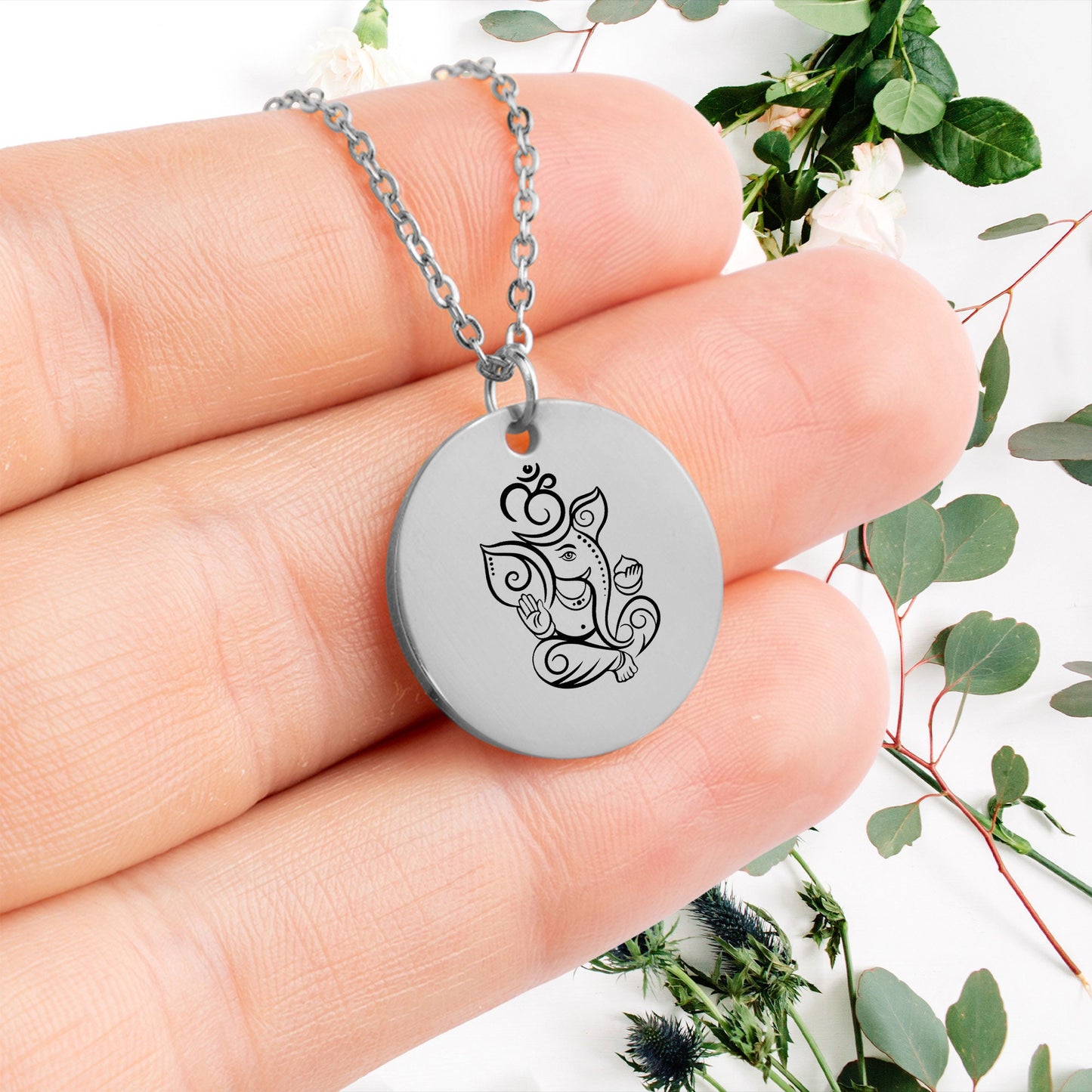 Lord Ganesha Necklace - Personalizable Gift