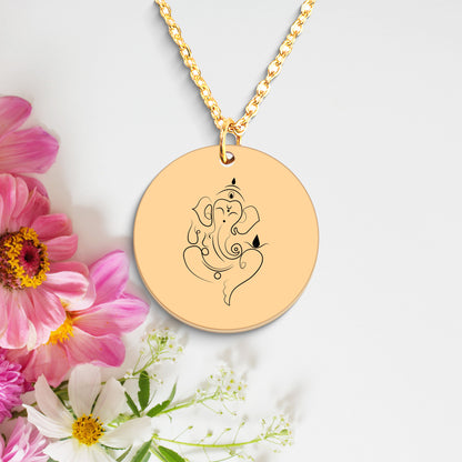 Lord Ganesha Necklace - Personalizable Gift