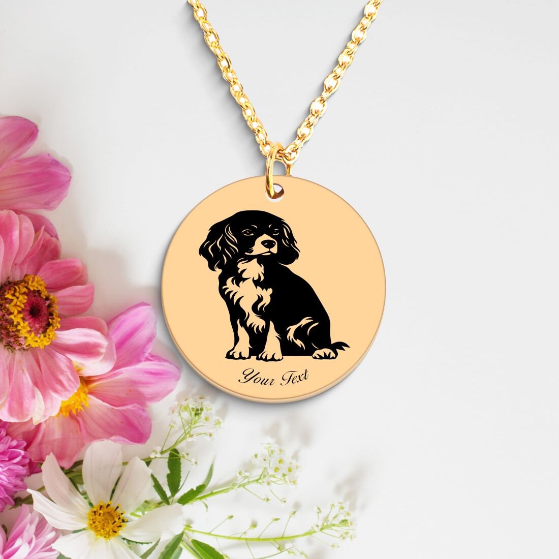 Dog Portrait Necklace - Personalizable Jewelry