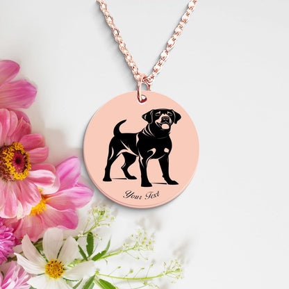 Labrador Retriever Dog Portrait Necklace - Personalizable Jewelry