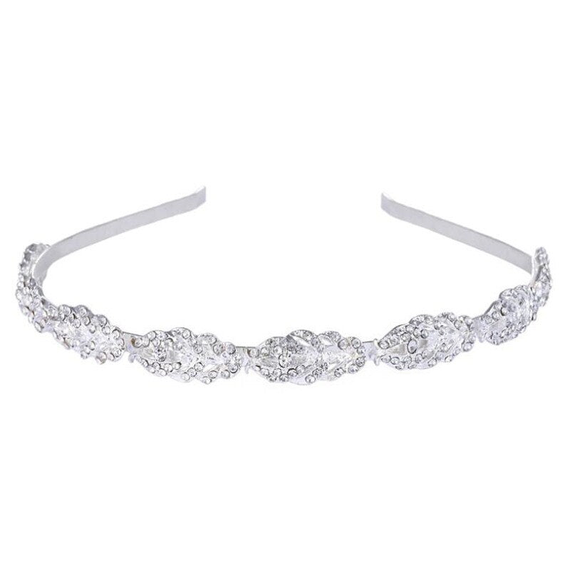 Rhinestone Metal Headband Crown Bridal Tiaras band Women Party band Tiaras