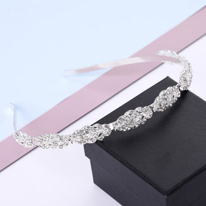 Rhinestone Metal Headband Crown Bridal Tiaras band Women Party band Tiaras