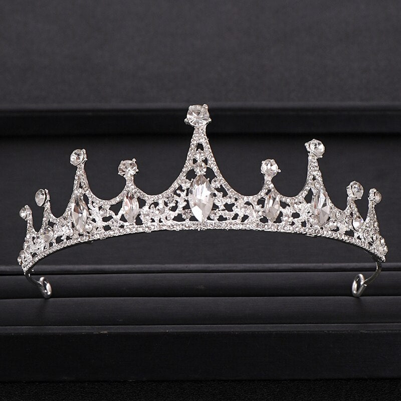 Princess Crystal Rhinestone Crown Tiaras