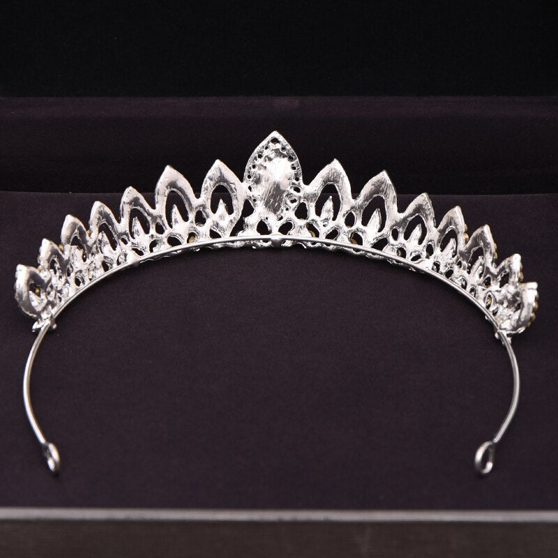 Crystal Rhinestone Crown Bridal Baroque Tiara And Crowns For Wedding Princess Jewelry Wedding