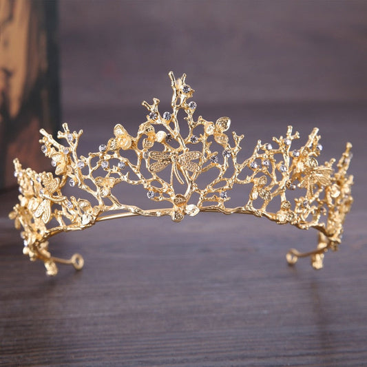 Wedding Crown Butterfly Rhinestone Crystal Princess, bridal tiara set,flower girl tiara,prism tiara