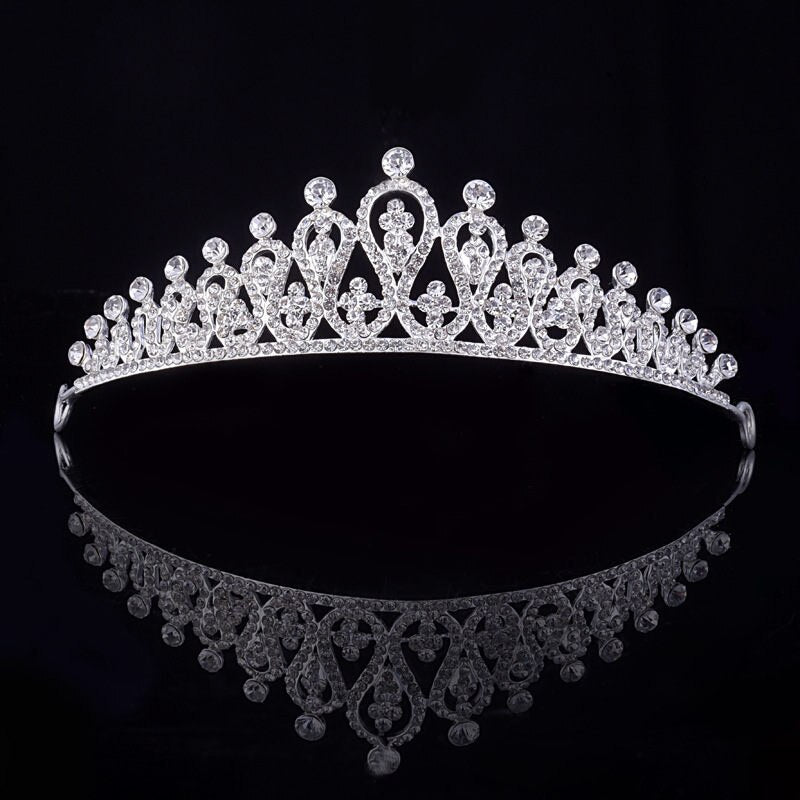 Women Diadem Crystal Bride Crown Headbands Princess Queen Tiaras and Crowns Bridal Head