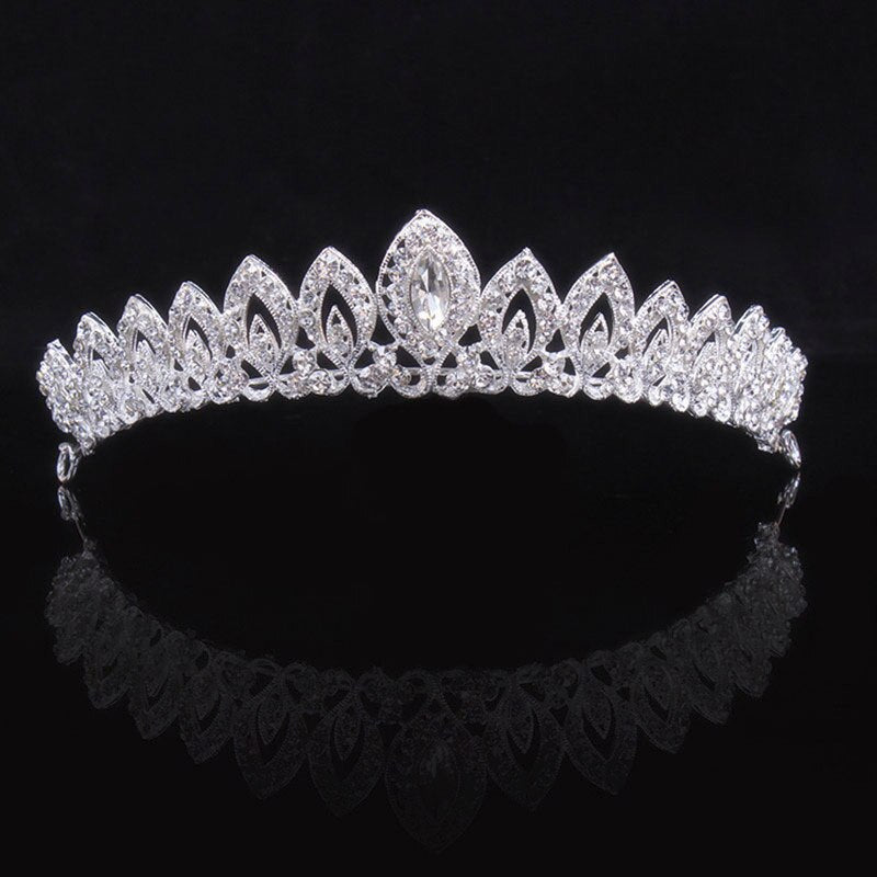 Bridal Tiara Crown Vintage Bride wedding tiaras and crowns for women Simple Stylish Female