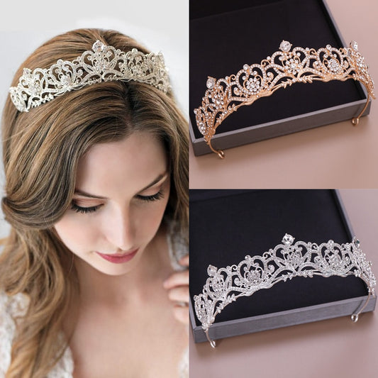 Crystal Rhinestone Bridal Crown Tiara