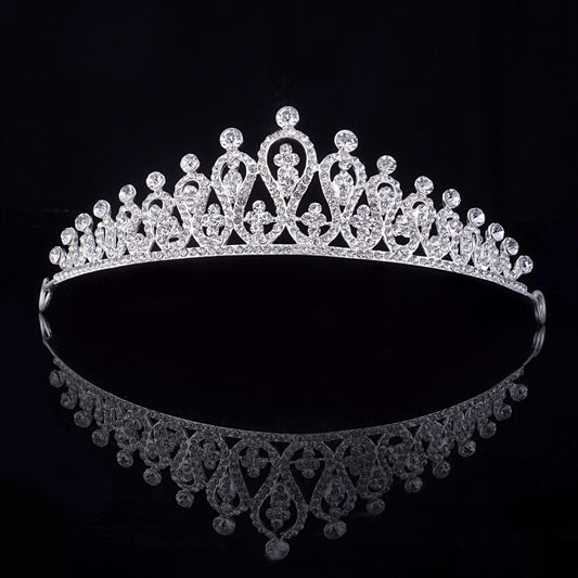 Bridal Tiara Crown Vintage Bride wedding tiaras and crowns for women Simple Stylish Female