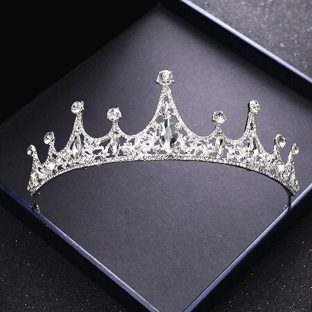 Princess Crystal Rhinestone Crown Tiaras