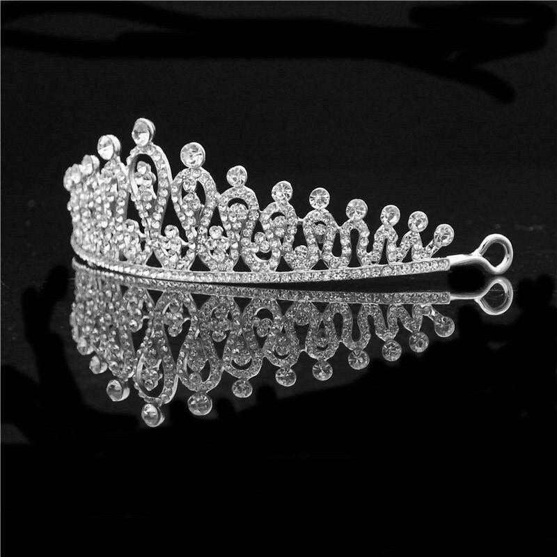 Bridal Tiara Crown Vintage Bride wedding tiaras and crowns for women Simple Stylish Female