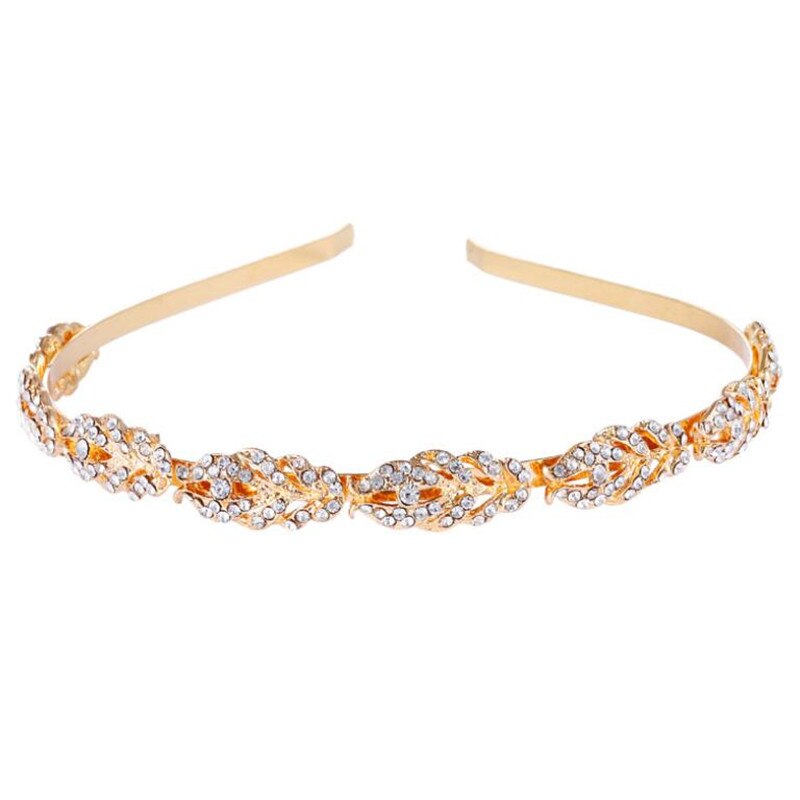 Rhinestone Metal Headband Crown Bridal Tiaras band Women Party band Tiaras