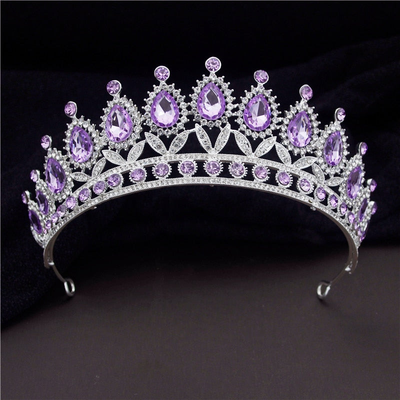 Baroque Crown Bridal Tiara Pageant Girls Bride