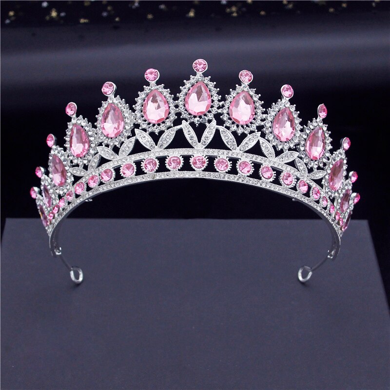 Baroque Crown Bridal Tiara Pageant Girls Bride