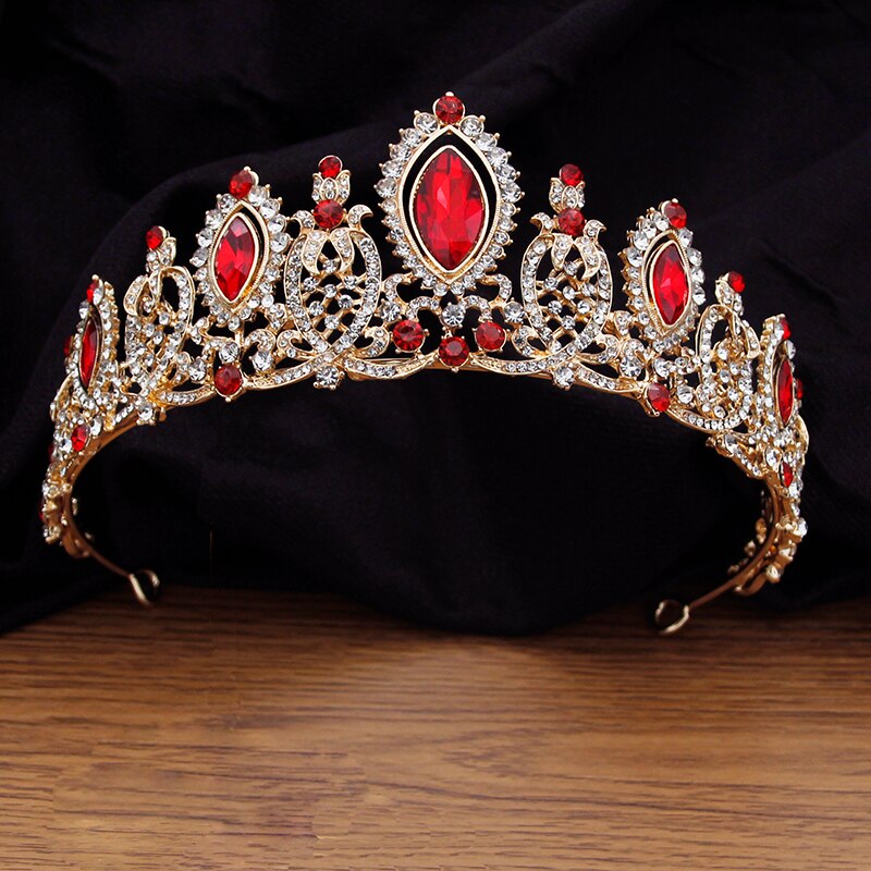 Baroque Crystal Bridal Tiaras Bride Crown Princess Crown