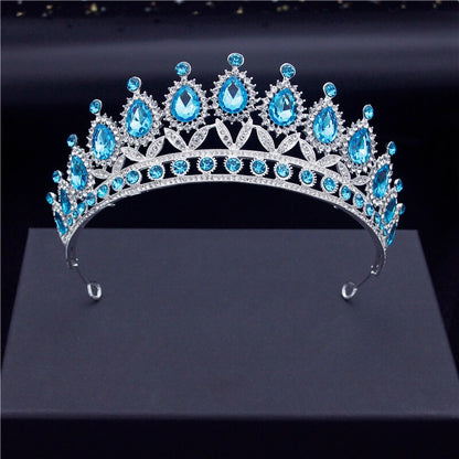 Baroque Crown Bridal Tiara Pageant Girls Bride