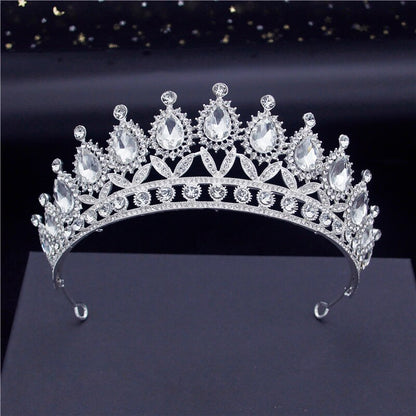 Baroque Crown Bridal Tiara Pageant Girls Bride