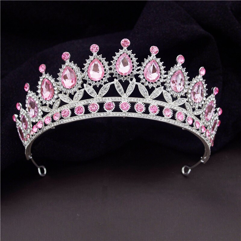 Baroque Crown Bridal Tiara Pageant Girls Bride