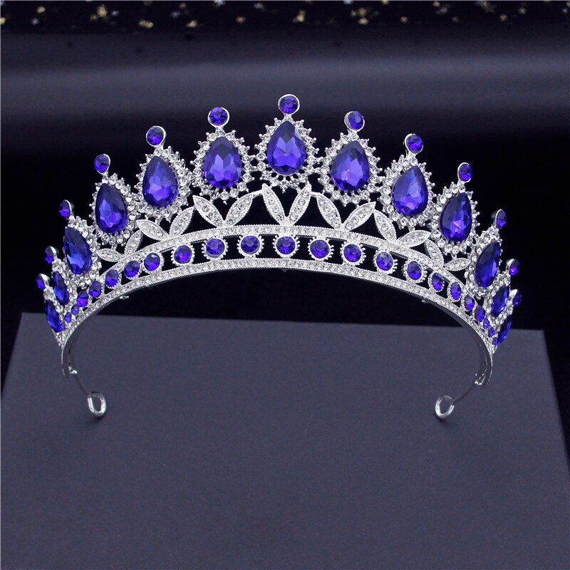 Baroque Crown Bridal Tiara Pageant Girls Bride