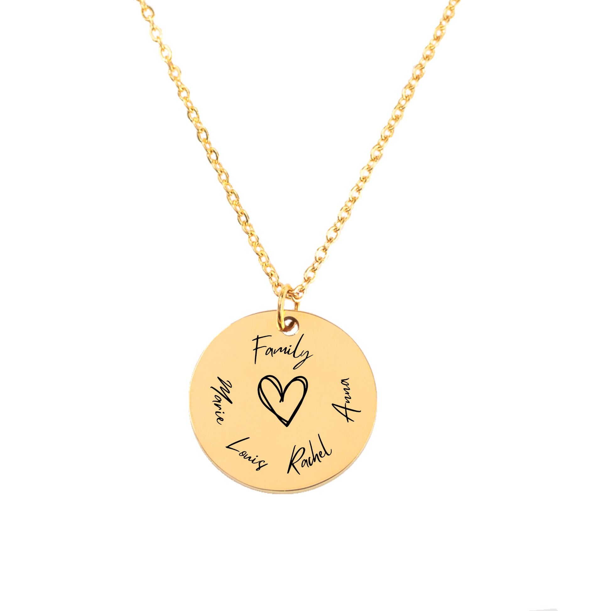 Your Family Name Necklace - Personalizable Jewelry