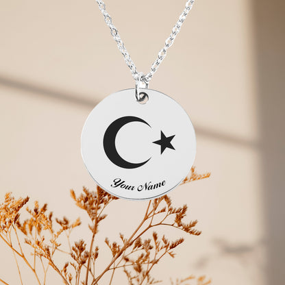 Turkiye Turkey National Emblem Necklace - Personalizable Jewelry