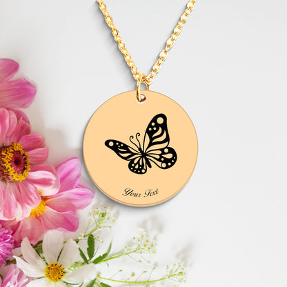 Butterfly Necklace- Personalize it