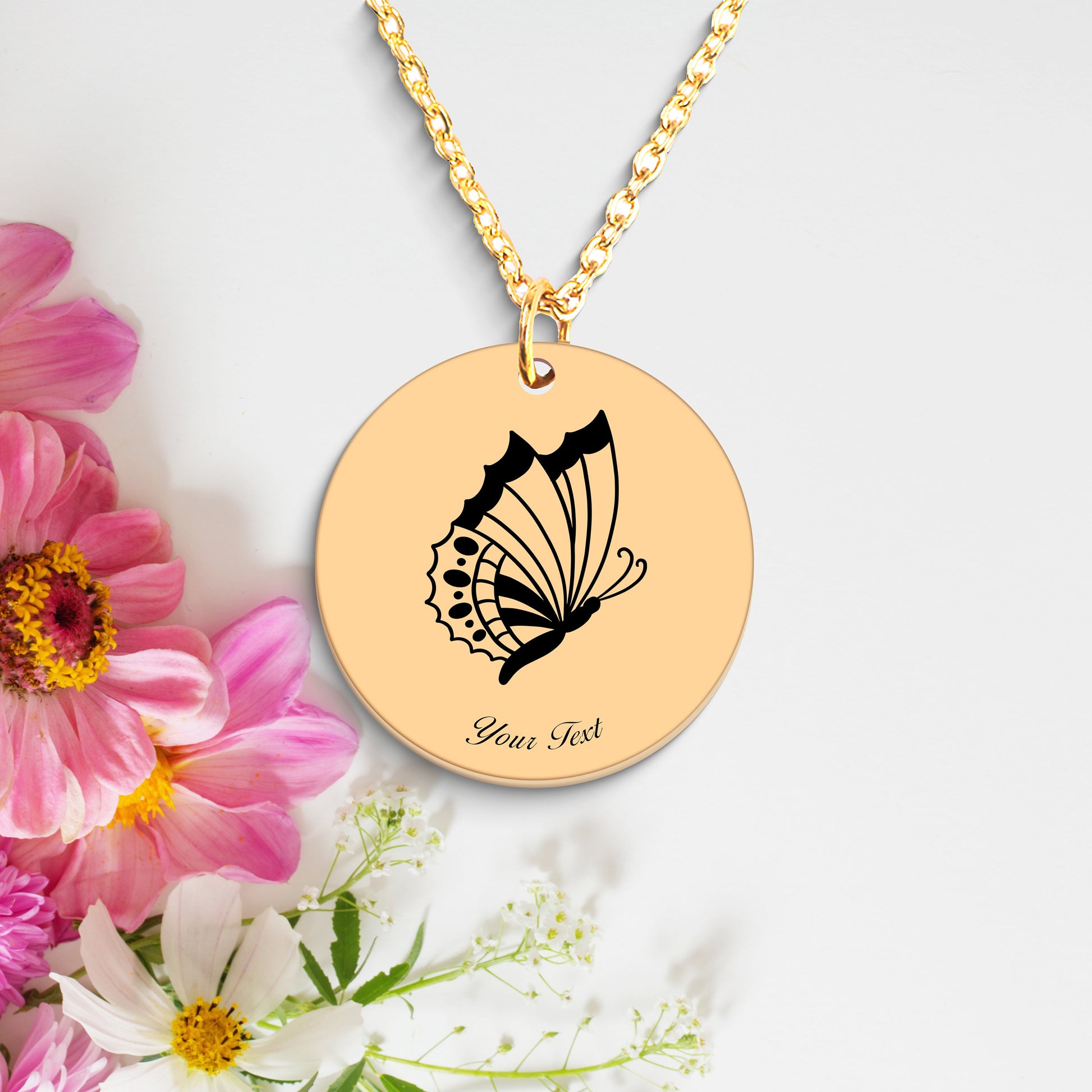 Butterfly Necklace- Personalize it