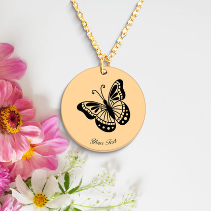 Butterfly Necklace- Personalize it