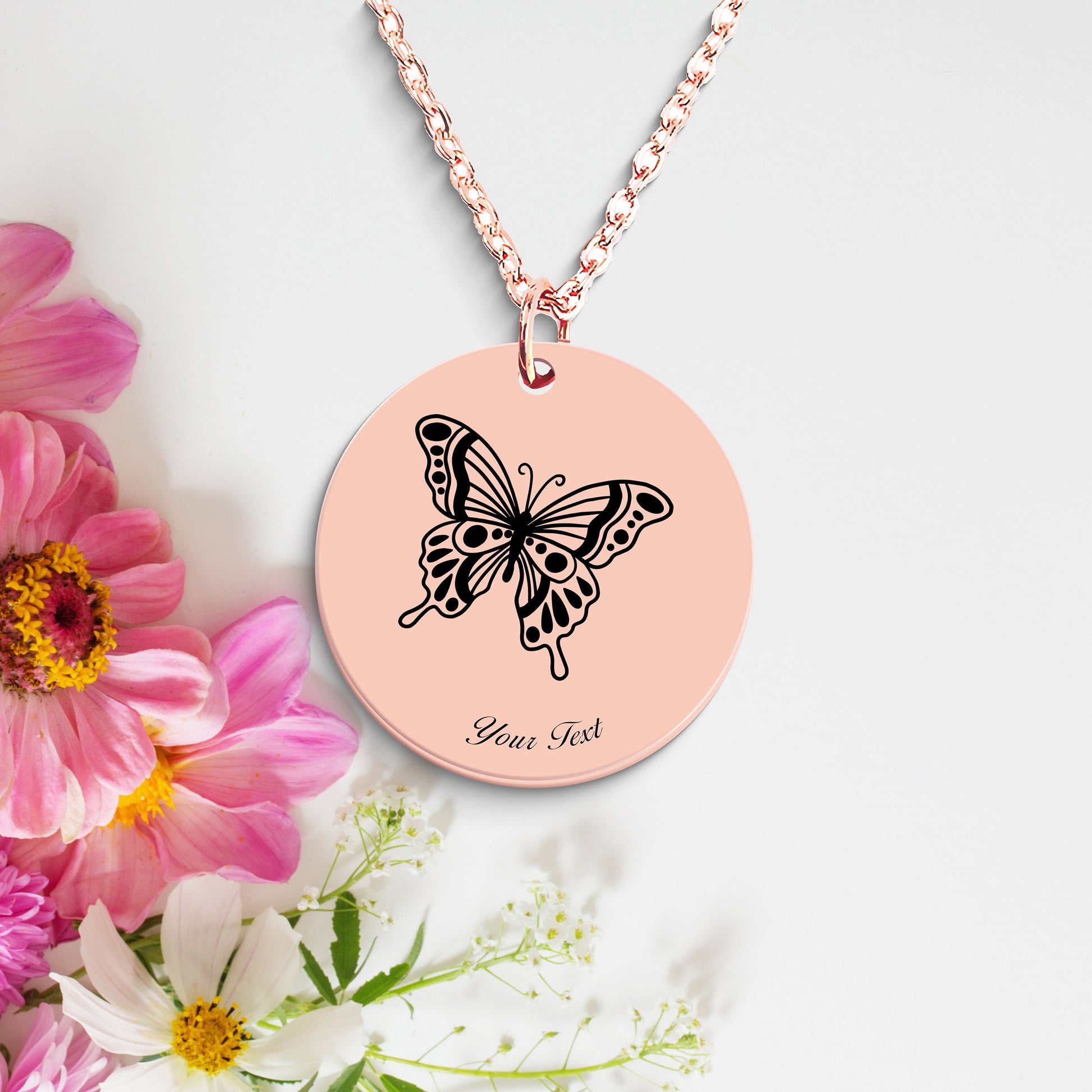 Butterfly Necklace- Personalize it